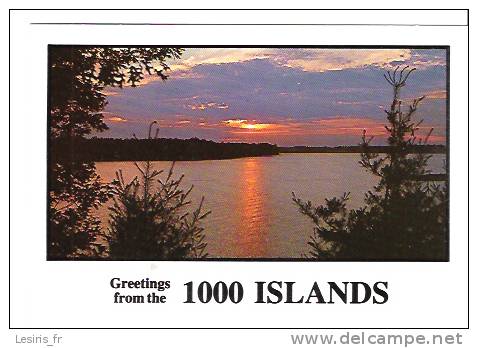 CP - GREETINGS FROM THE 1000 ISLANDS - - Autres & Non Classés