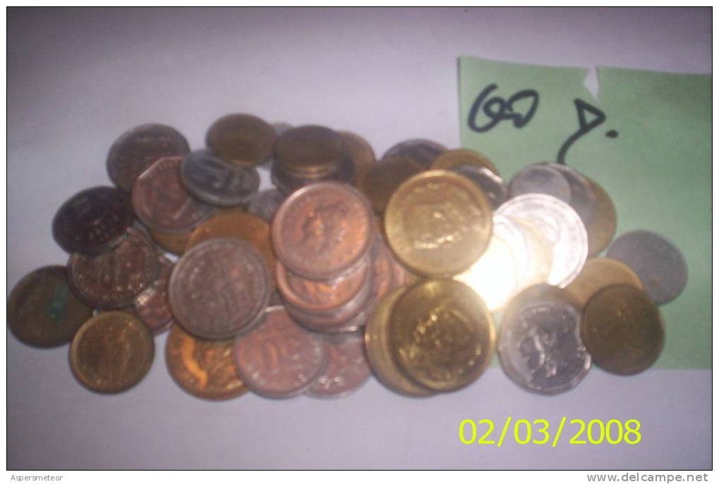 60 MONEDAS DIFERENTES - DIFFERENT COINS - REPUBLICA ARGENTINA TBE - Argentinië