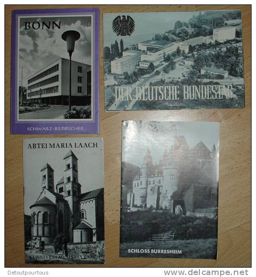 Konvolut DAHN BONN BUNDESTAG MAINZ RHEIN KOLN BINGEN BURRESHEIM NURNBERG Karten & Prospekt - Collections & Lots