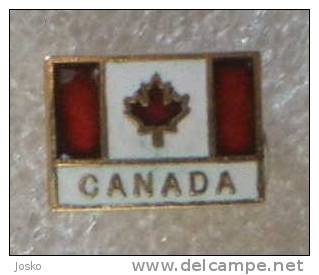 CANADA ( Enamel Pin )  Badge Flag Drapeau Fahne Bandera Bandiera Vlag Flags - Other & Unclassified