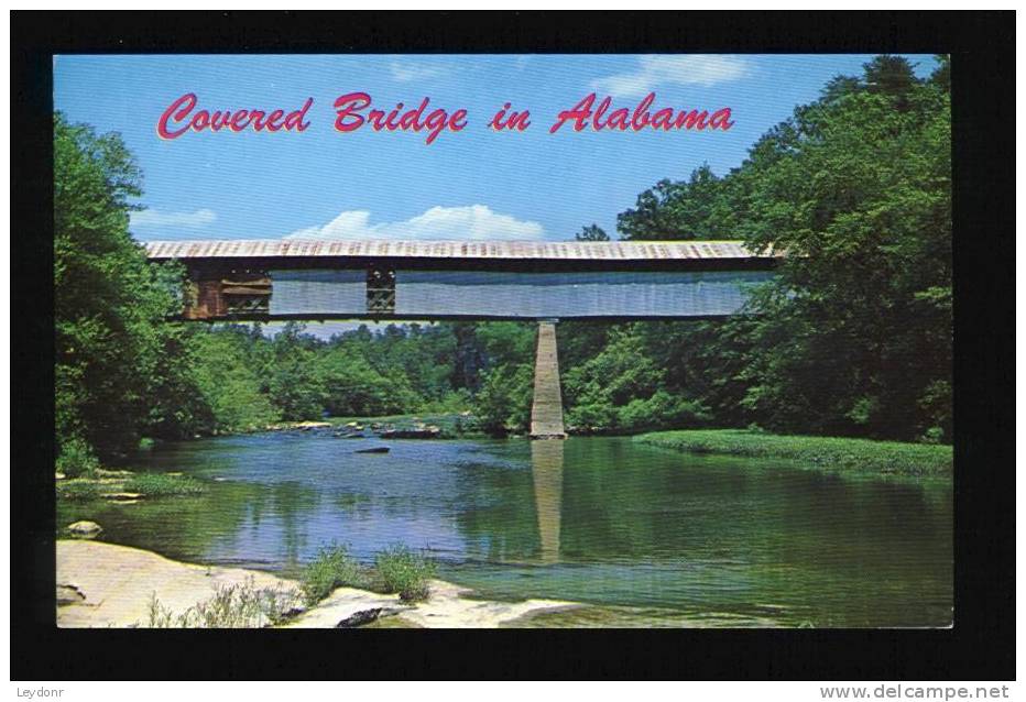 Covered Bridge Over Locust Fork Of Black Warrior River - Alabama - Otros & Sin Clasificación