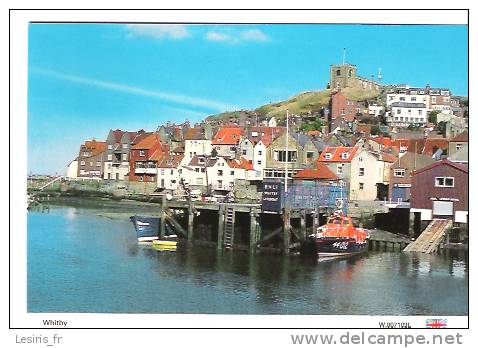 CP - WHITBY - LES QUAIS - BATEAUX A DENIS POSTCARD - J. L. BARNARD - Whitby