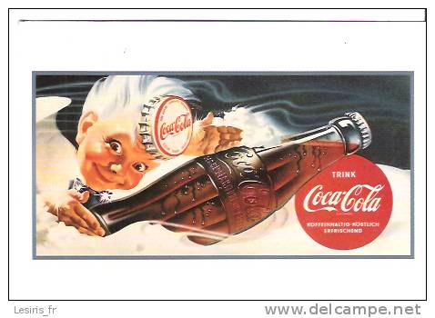 CP - COCA COLA - TRINK - KOFFEINHALTIG KOSTLICH ERFRISCHEND - GERMAN POSTED 1951 - HADDON SUNDBLOM - - Advertising