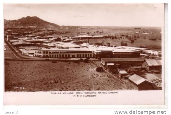 Yemen - Aden Old - Vintage Postcards - Carte Ancienne De Aden - Yemen