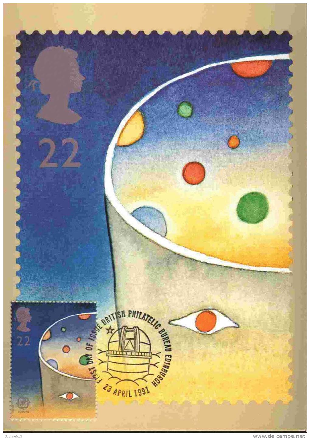 CPJ Gb 1991 Astronomie Les Etoiles CEPT - Astronomie