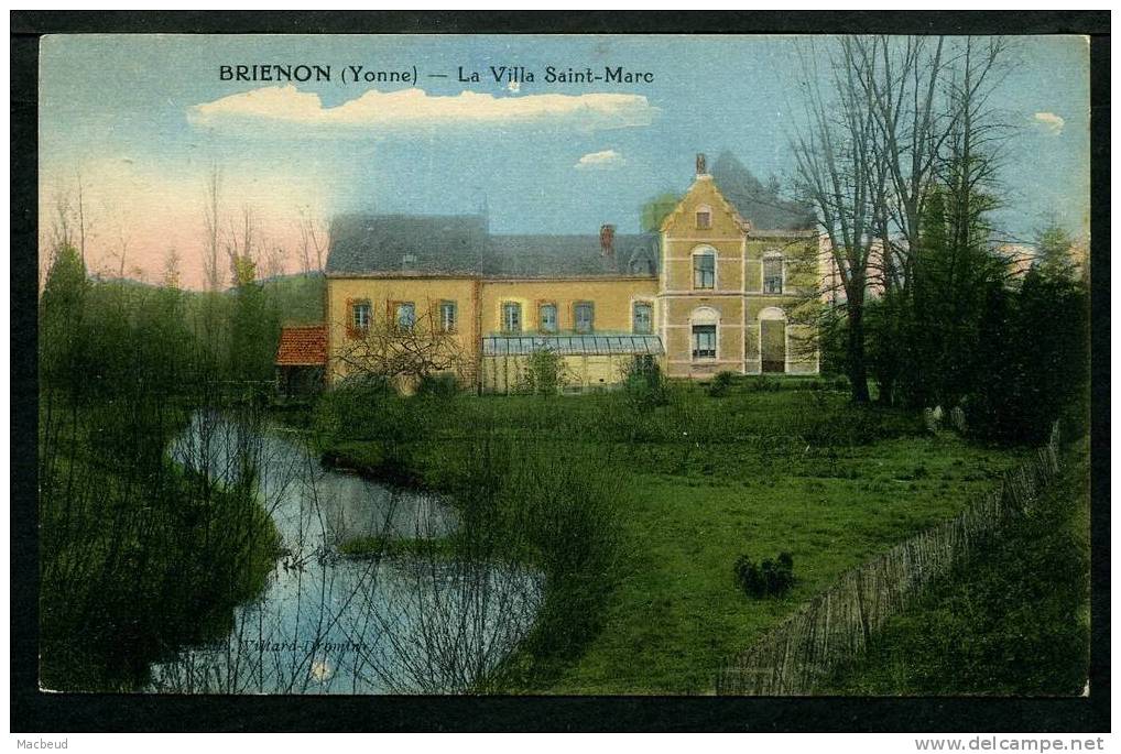 89 - BRIENON - La Villa Saint Marc - CARTE COLORISÉE - Brienon Sur Armancon