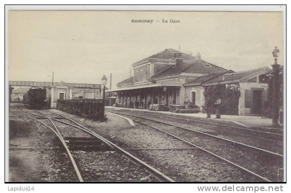 56 E/ CPA ANNONAY  (07)   LA GARE - Annonay