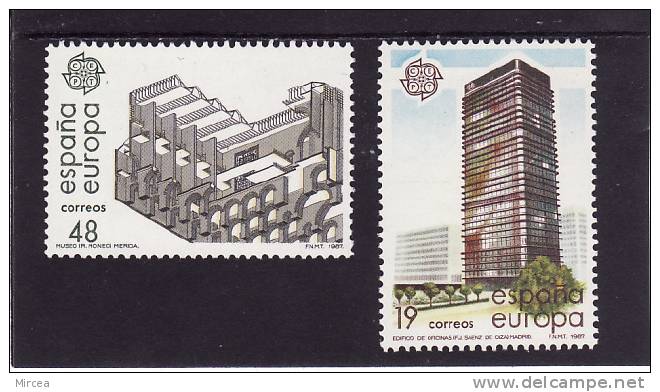 Espagne Yv.2517/8 Neufs** - 1987