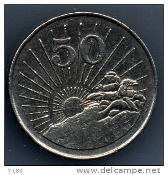 Zimbabwé 50 Cents 1990 Sup - Simbabwe