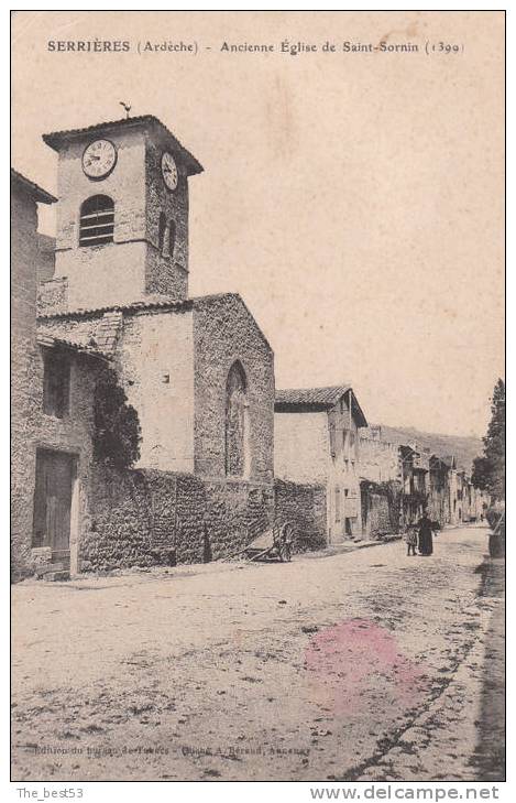 Serrières   -   Ancienne Eglise De Saint Sornin - Serrières