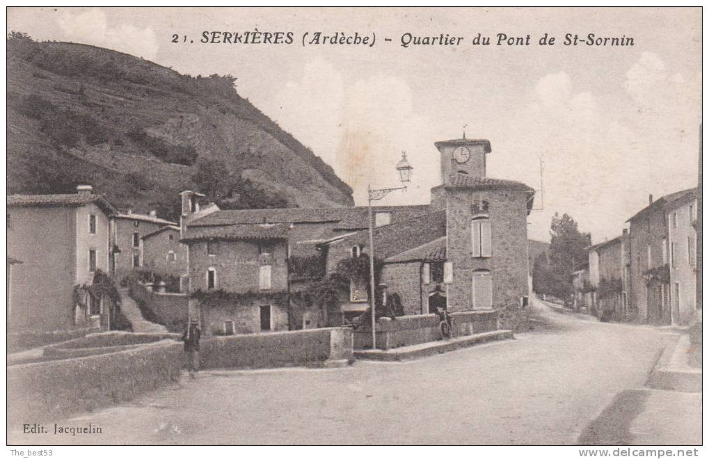 21   -   Serrières   -     Quartier Du Pont De Saint Sornin - Serrières