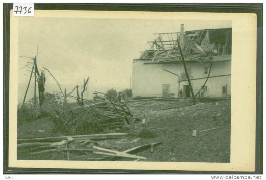 LA CHAUX DE FONDS - CYCLONE DU 12 JUIN 1926 - FERME DETRUITE - TTB - La Chaux-de-Fonds