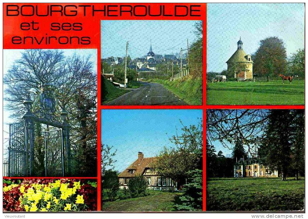 CPSM. DATEE 1983.  BOURGTHEROULDE ET SES ENVIRONS. - Bourgtheroulde