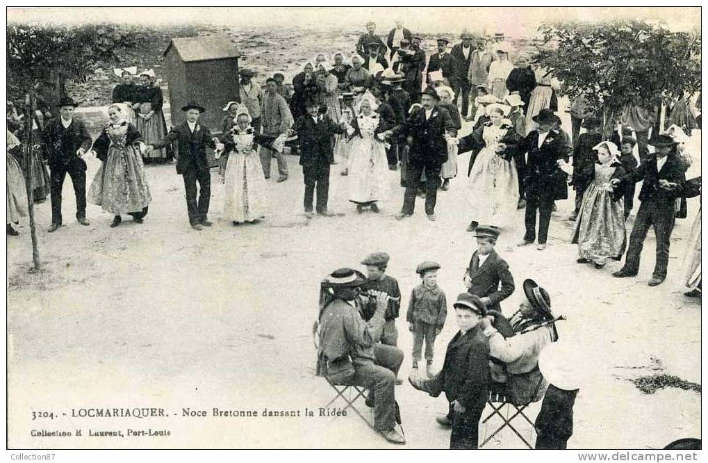 56 - MORBIHAN - LOCMARIAQUER - NOCE BRETONNE - MARIAGE - DANSE De La RIDEE - Locmariaquer