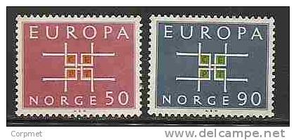 EUROPA-CEPT - NORWAY - 1963 - Yvert # 460/1 - VF UNUSED - 1963