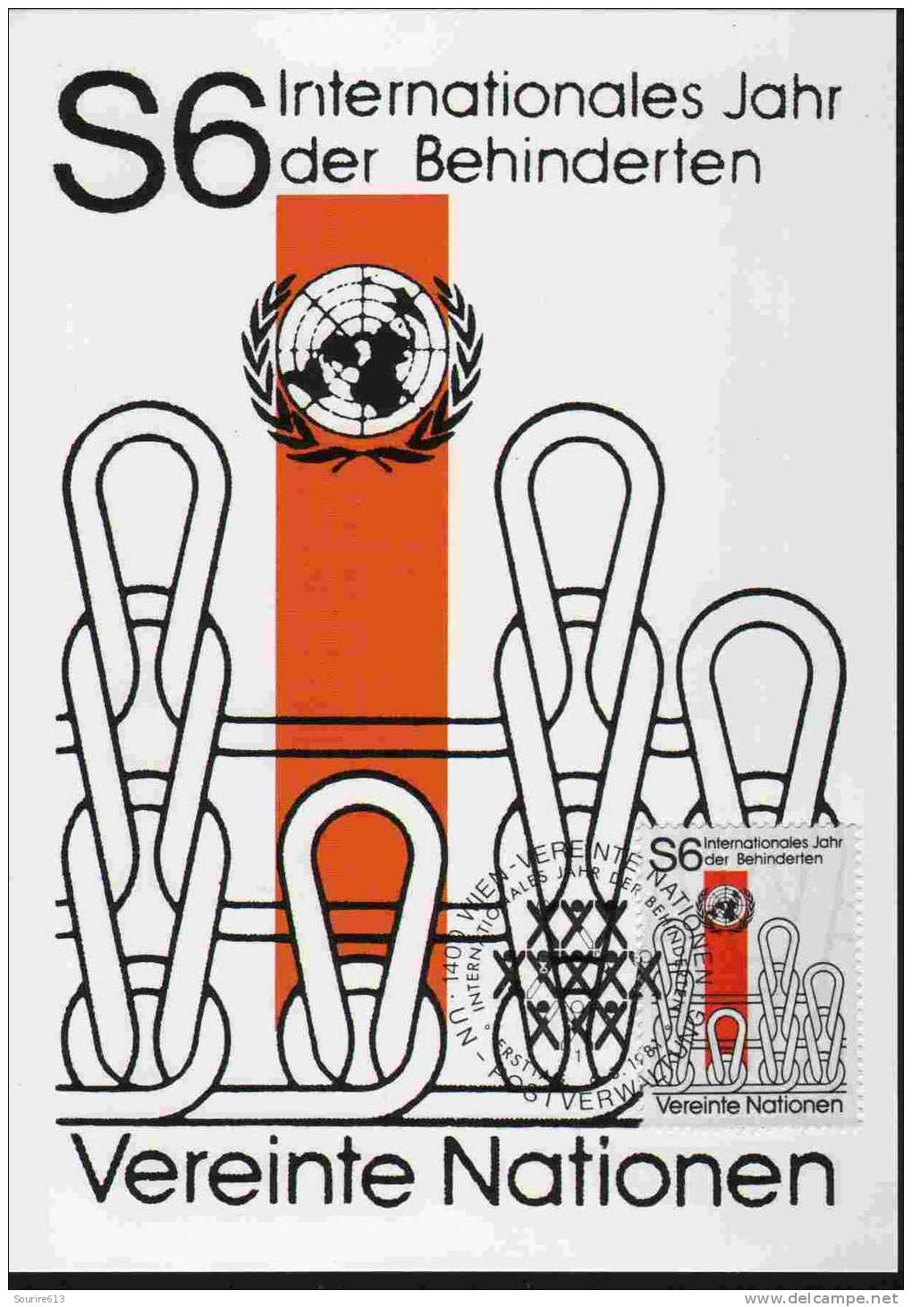 CPJ ONU Vienne 1981 Année Personnes Handicapées - Behinderungen