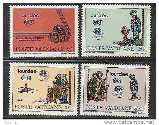 VATICAN - 1981 CONGRES EUCHARISTIQUE - Yvert # 708/711 - MINT NH - Neufs