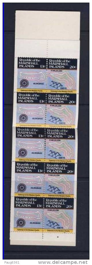 Marshall Islands  1984-85  : CARNET CARTES ET NAVIGATION SC N°41b NEUF MN**  KKK1187 - Marshall Islands