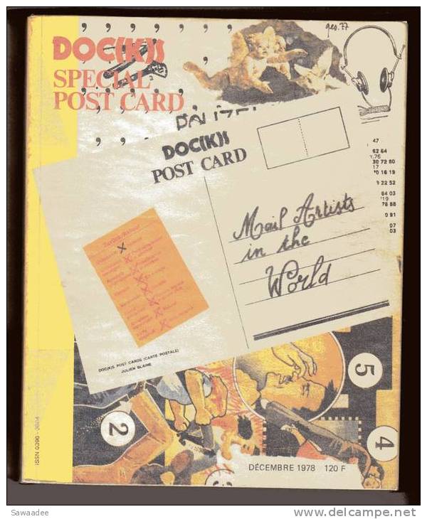 REVUE - DOC(K)S - SPECIAL POST CARD - DECEMBRE 1978 - ART - Bücher & Kataloge