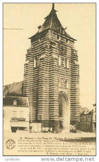 2 Wavre La Tour De L'Eglise Sr. Jean Baptiste - Waver