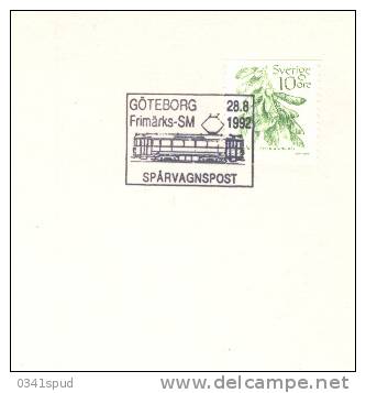 1992 Suede Goteborg  Tram Tramway - Strassenbahnen