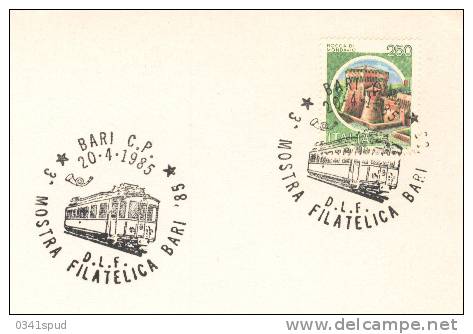 1985 Italia  Bari  Tram Tramway - Strassenbahnen