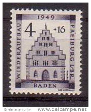 1977) Frz.Baden Mi.Nr. 38 A Postfrisch ** - Baden