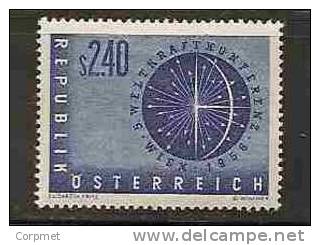 NUCLEAR ENERGY CONFERENCE - AUSTRIA - 1956 - Yvert # 859 - MLH - - Atomo