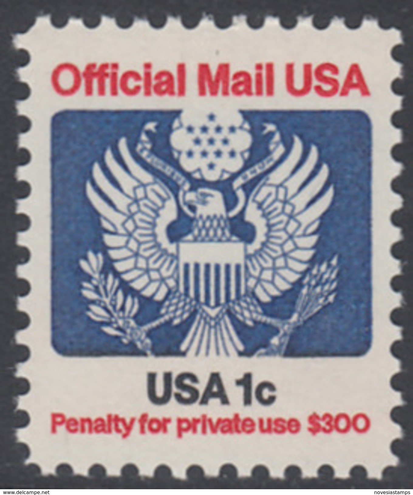 !a! USA Sc# O127 MNH SINGLE - Great Seal - Dienstzegels