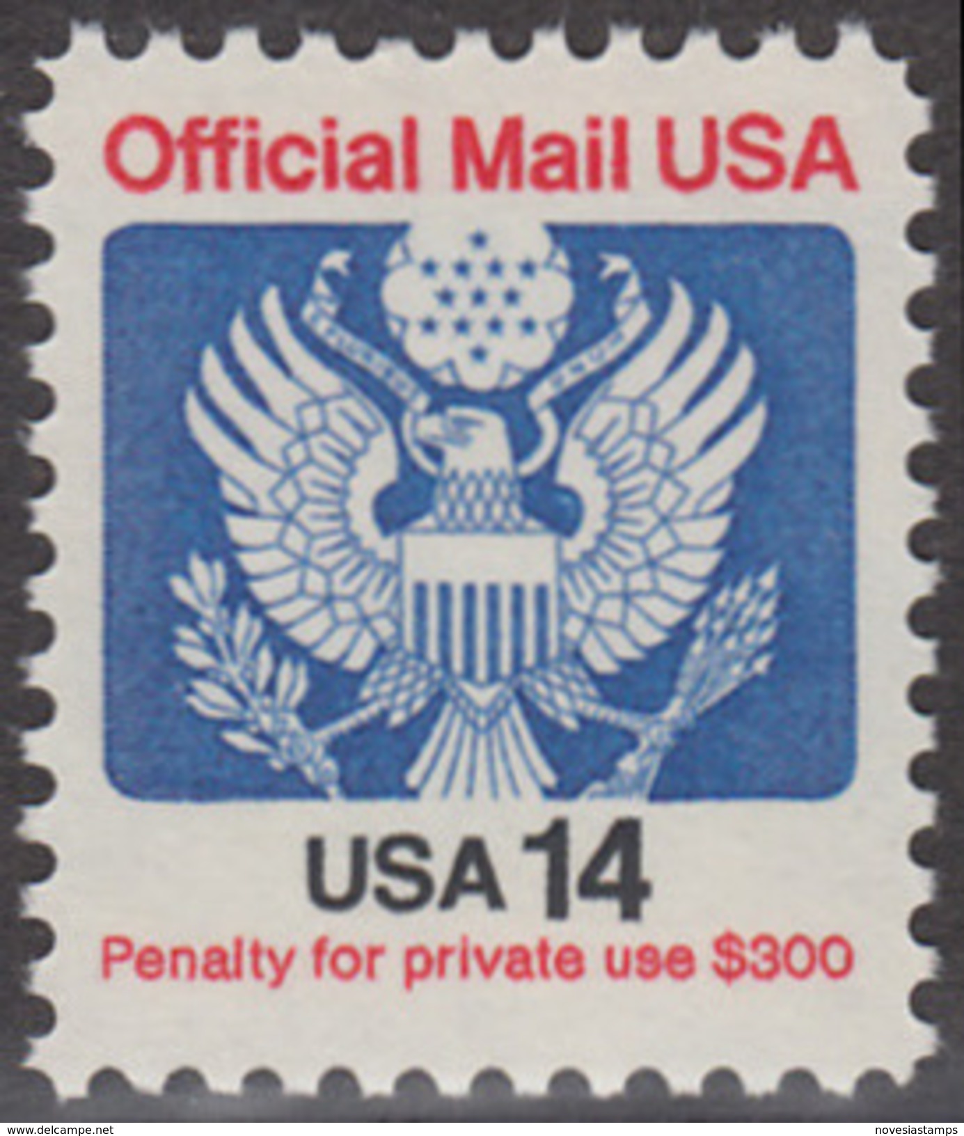 !a! USA Sc# O129A MNH SINGLE - Great Seal - Dienstzegels