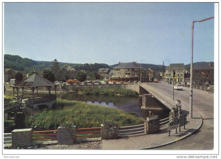 Hotton Sur Ourthe. Le Pont, Kiosque. De Brug, Kiosk. - Hotton