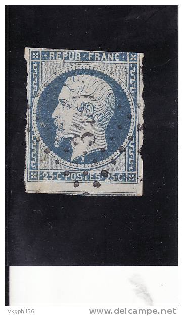 N° 10 Oblit PC 3481   2ème Choix (avec 1 Voisin) - 1852 Louis-Napoleon