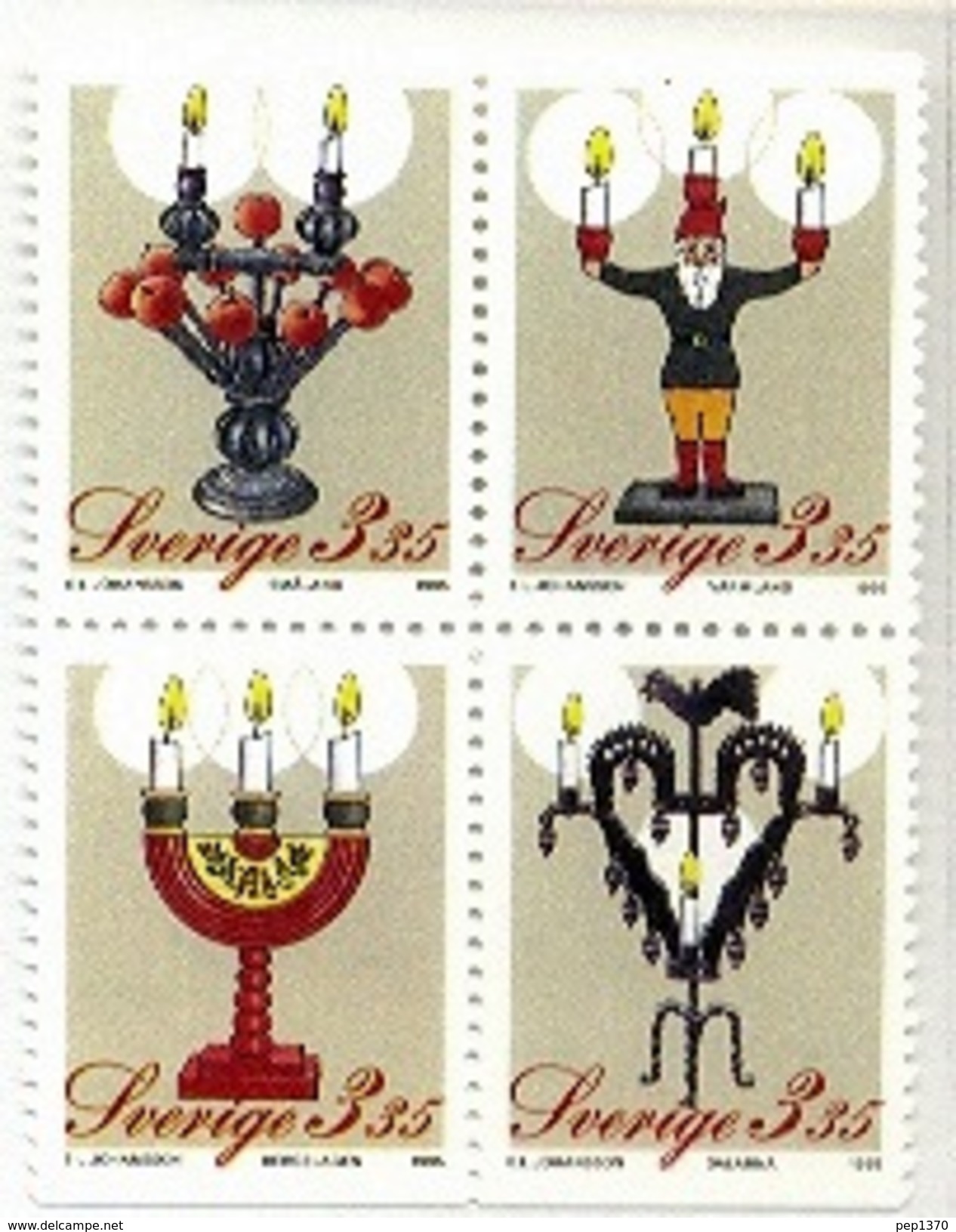 SUECIA1995 - NOEL NAVIDAD CHRISTMAS - YVERT 1895-1898** - Unused Stamps