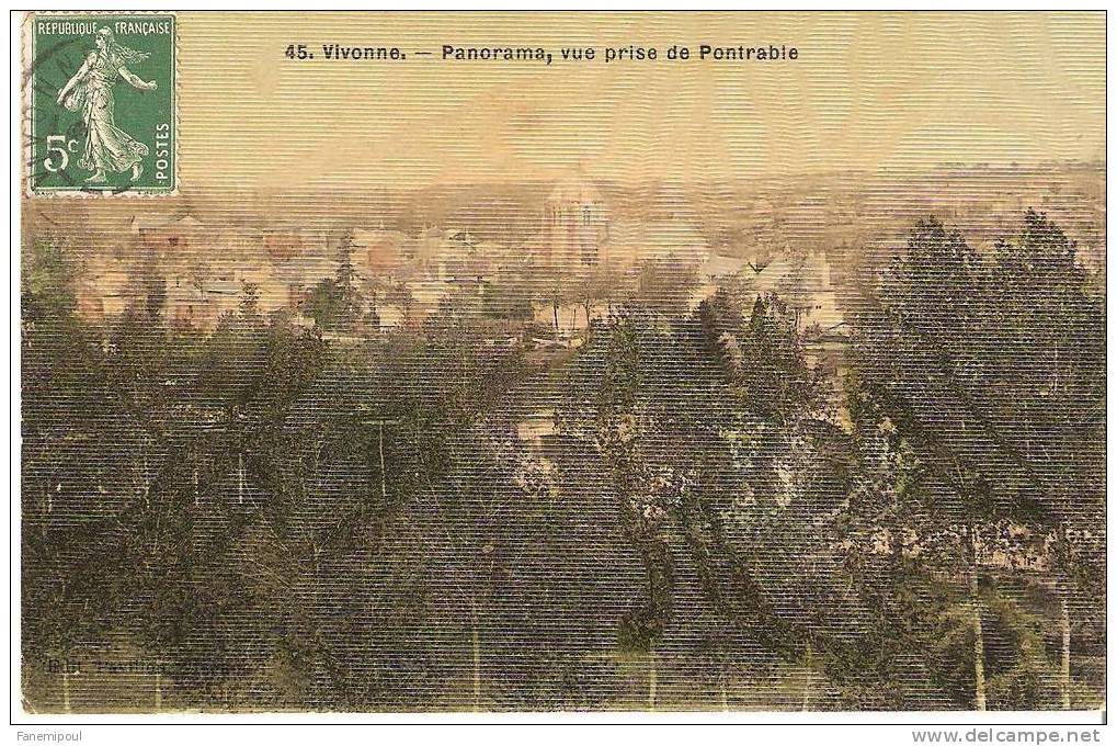 VIVONNE. Panorama, Vue Prise De Pontrable - Vivonne