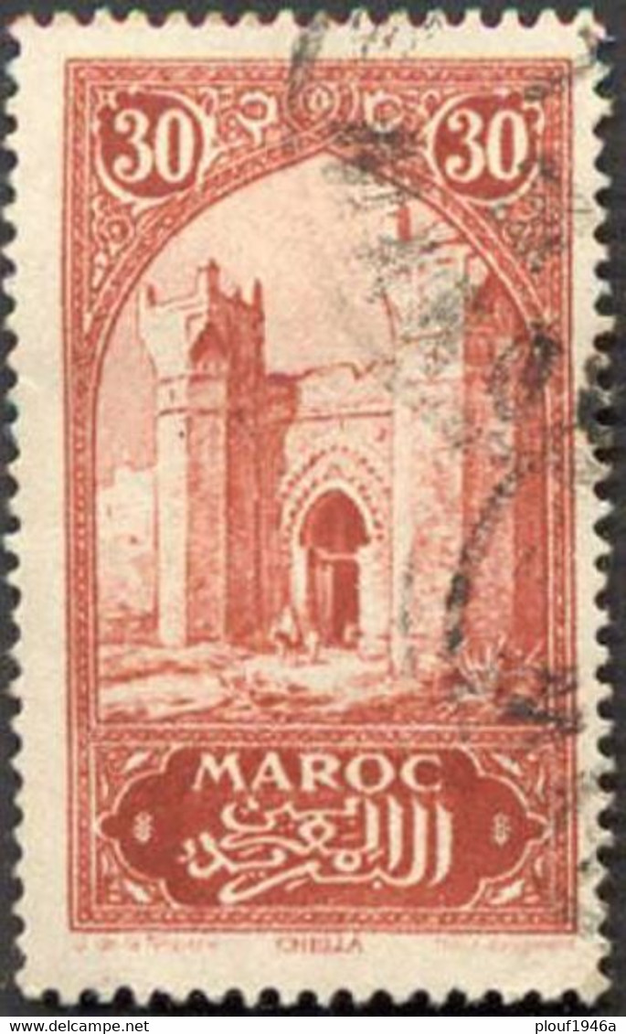 Pays : 315,9 (Maroc : Protectorat Français) Yvert Et Tellier N° :107 (o) - Usados