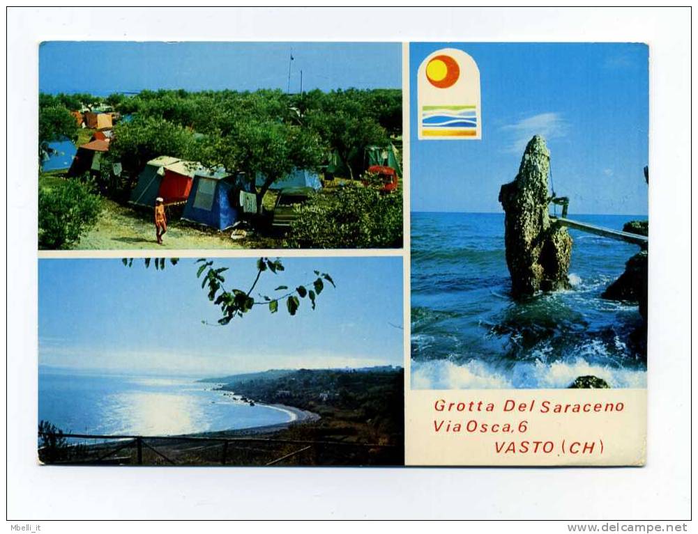 Vasto 1978 Camping Grotta Del Saraceno - Chieti