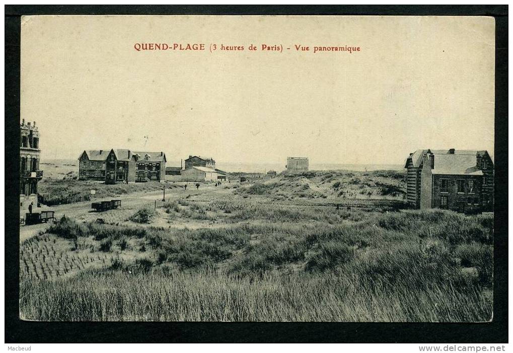 80 - QUEND PLAGE (3 Heures De Paris) - Vue Panoramique - Quend