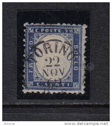 RG312 - REGNO 1862 Matraire : 20 Cent Azzurro Grigio N. 2c  : RAYBAUDI - Usati