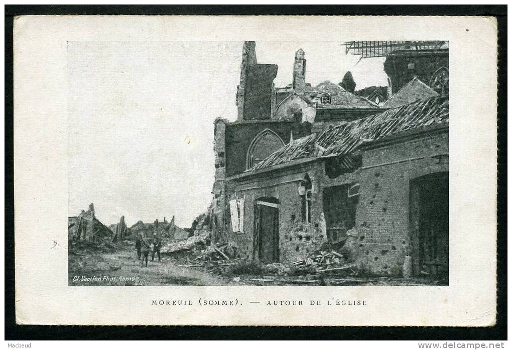 80 - MOREUIL - Autour De L'Église - Montdidier