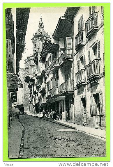 CPA . ESPAGNE. FUENTERRABIA. Calle Major - Álava (Vitoria)