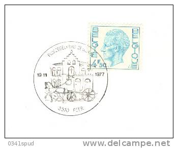 1977 Belgique  Diligenza Diligence Mail-coach - Diligences