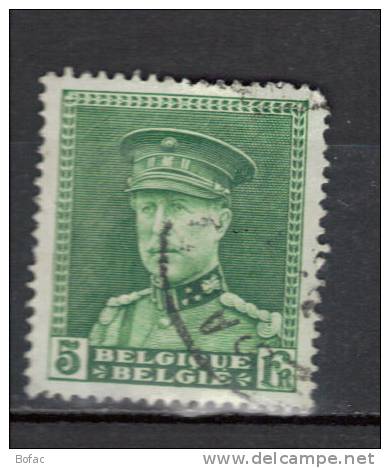 323 BELGIQUE Y&T "albert 1er" - 1931-1934 Quepis