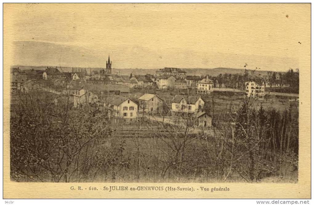 CPA (74)   SAINT    JULIEN EN GENEVOIS Vue Generale - Saint-Julien-en-Genevois