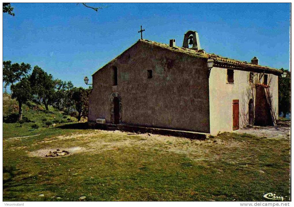 CPSM. LA GARDE FREINET. CHAPELLE NOTRE DAME DE MIRAMAR. - La Garde Freinet