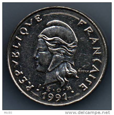 Nouvelle-Calédonie 50 Francs 1991 Sup - Nuova Caledonia