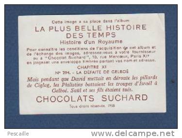 IMAGE CHOCOLATS SUCHARD - LA PLUS BELLE HISTOIRE DES TEMPS - 294 LA DEFAITE DE GELBOE - BIBLE - Nestlé