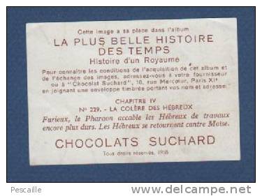 IMAGE CHOCOLATS SUCHARD - LA PLUS BELLE HISTOIRE DES TEMPS - 229 LA COLERE DES HEBREUX - BIBLE - Nestlé