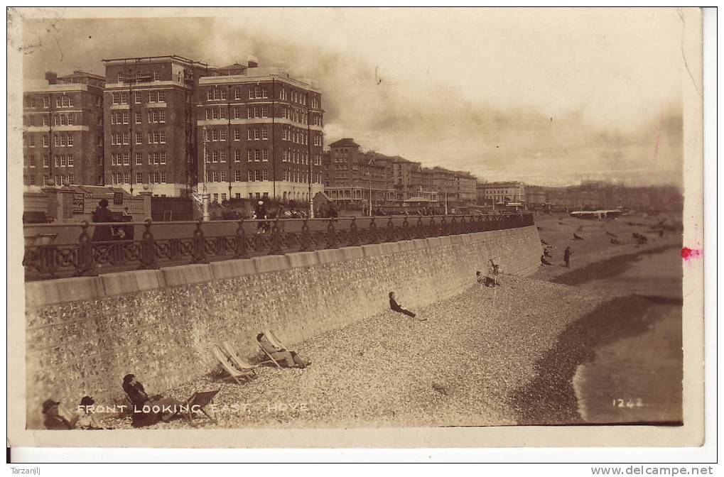 CPA De Hove (Royaume Uni UK Brighton And Hove): Front Looking East Hove - Sonstige & Ohne Zuordnung