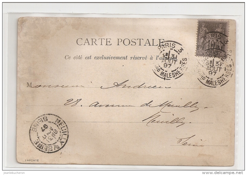 C.P.A   ( Voyage Felix FAURE En Russie 1897 Avec Timbre Au Verso - Carte  Rare ) - Evenementen