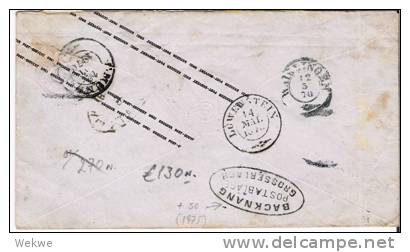 Wtb101/ WÜRTTEMBERG -  U 17 Mit Endersbach, Postablage Schnaith 1870 - Postwaardestukken